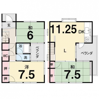 松山市溝辺町の中古一戸建ての画像