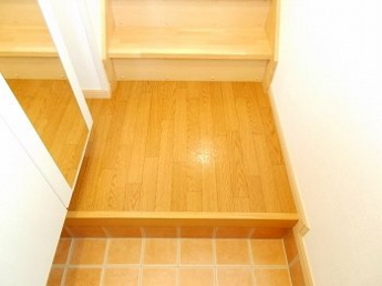 毎日通る玄関はこちらです