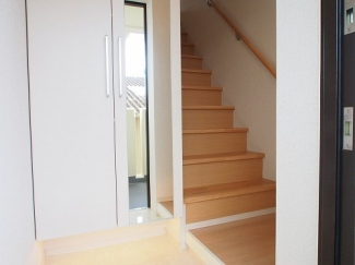 ゆったりとした玄関です