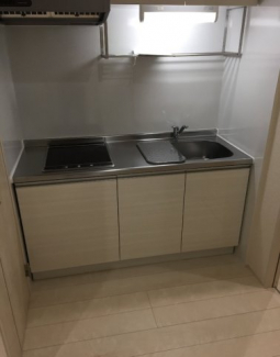 コンパクトなキッチンで掃除もラクラク