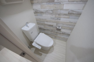 ゆったりとした空間のトイレです