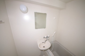 スペースが確保できる洗面所です