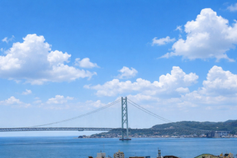 明石海峡大橋見えます！