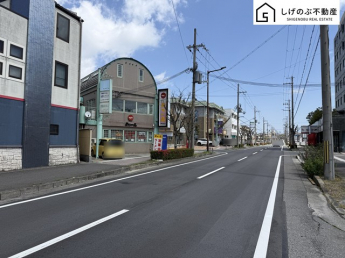 前面道路の写真です。