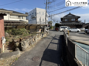 前面道路です。