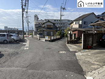 前面道路です。