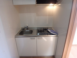 2口ガスコンロのキッチンです