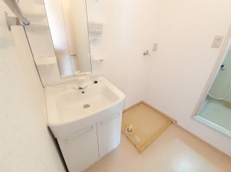 広い洗面スペース