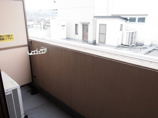 広々としたバルコニーです