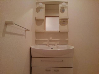 忙しい朝には欠かせない洗面所です