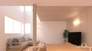 約５ｍ吹抜けが織りなす開放感あるＬＤＫ