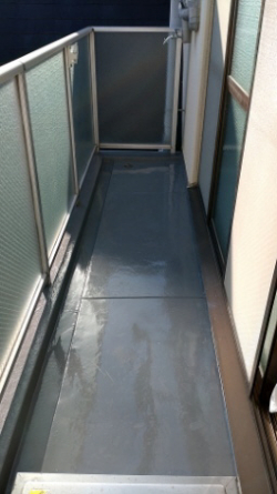 日当たりのよいベランダ