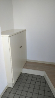 下駄箱付きで玄関すっきり