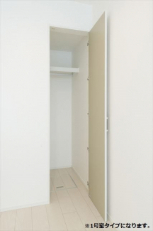 大きなスペースがあり、収納には困りません
