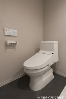 ゆったりとした空間のトイレです