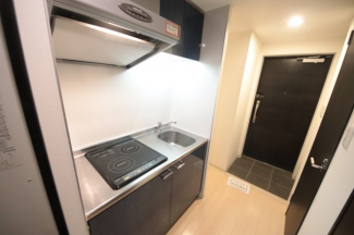 コンパクトなキッチンで掃除もラクラク