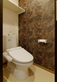 コンパクトで使いやすいトイレです