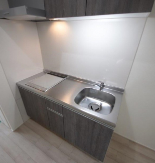 コンパクトなキッチンで掃除もラクラク