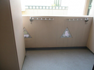 南向きベランダ