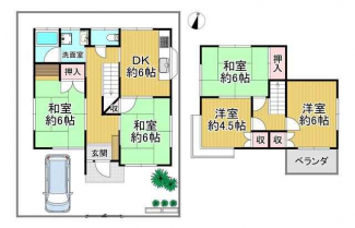 松山市星岡２丁目の中古一戸建ての画像