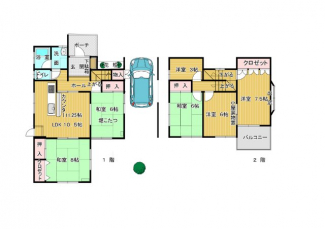 ６LDK 間取りです