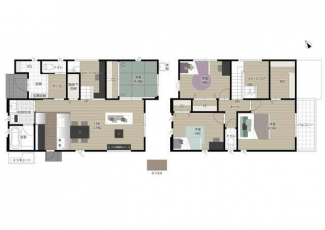 【２号地間取り図】