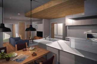 【３号地完成予想図】