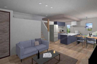 【１号地完成予想図】