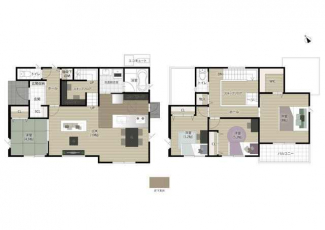 【１号地間取り図】