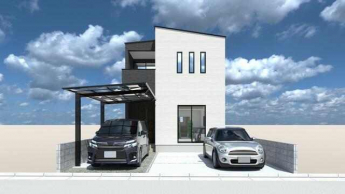 【完成予想図】住みやすい立地が魅力的☆スタイリッシュなデザイ