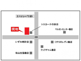 松山市古川北４丁目の駐車場の画像