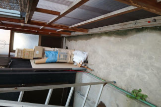 増設のS（納戸）物置、作業場、車椅子で直接入室可。