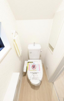 フチなしでお手入れ簡単　節水タイプとなっております