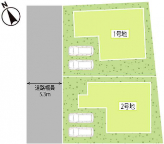 タマタウン森松区画図